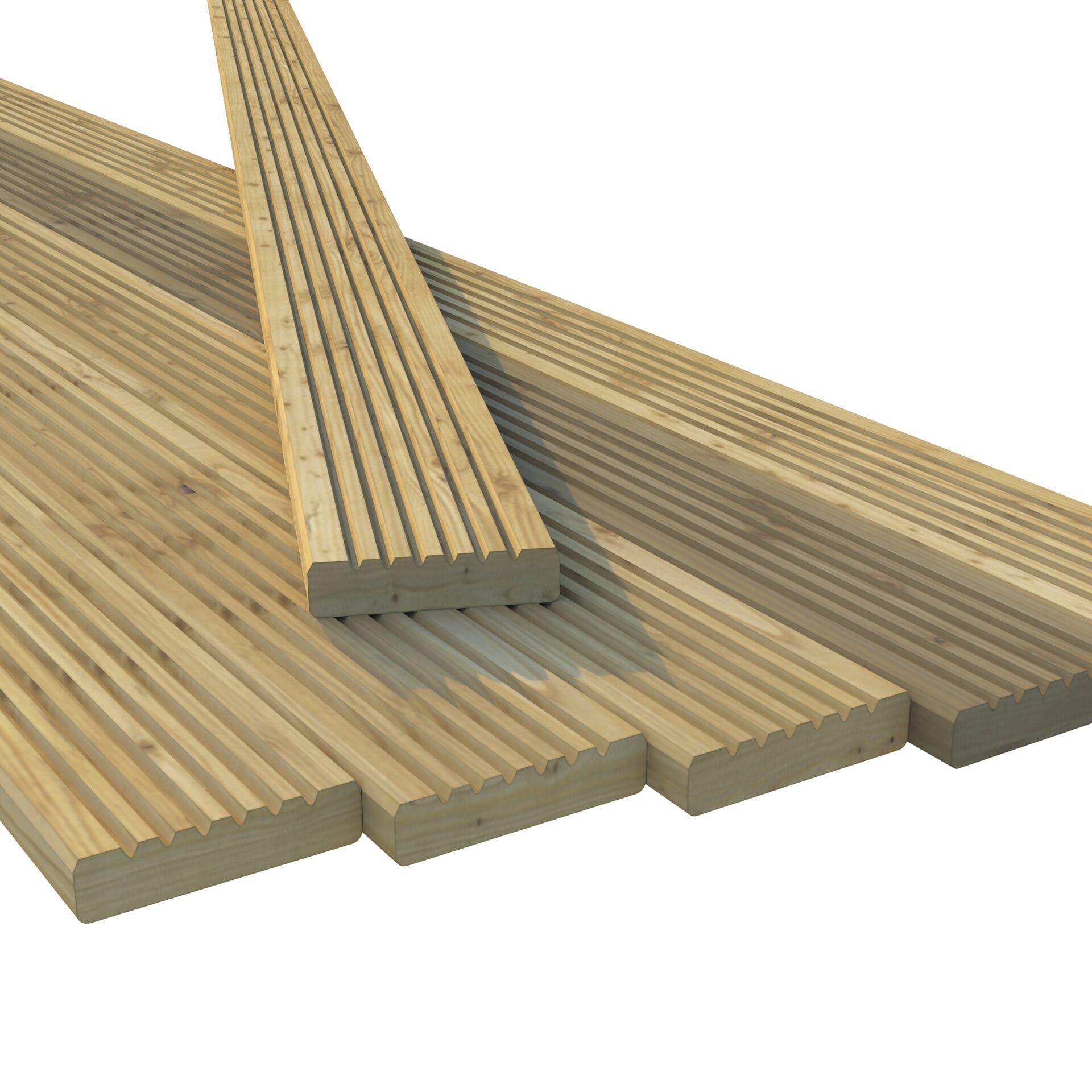 28mm Wooden Decking Boards Power